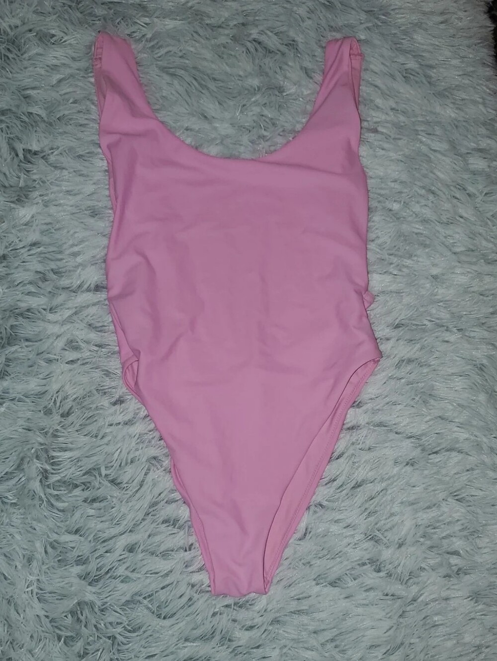 **Aerie Pink Scoop Back One Piece Swimsuit Size Medium NWT**